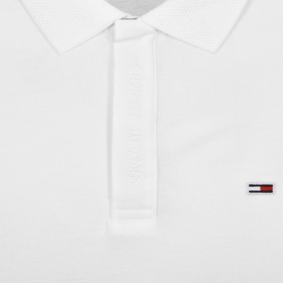 Alternative Image for ProductTommy Jeans Logo Sleeve Polo White3